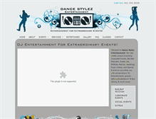 Tablet Screenshot of dancestylezent.com